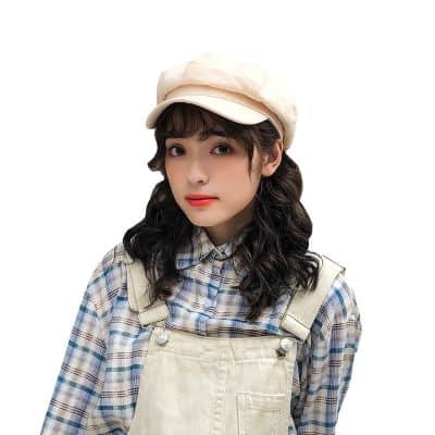 Topi Baret Style Perempuan Korea - SOLVOTOPI-151 Topi Baret Rusa Kesturi Topi Baret Korea Perempuan - SOLVOTOPI-151 Topi Baret Rusa Kesturi