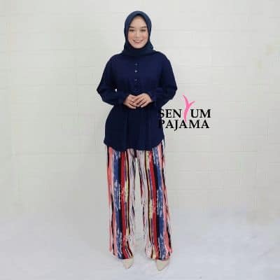 Baju Tidur Wanita Dewasa Kekinan Terbaik - Senyum Pajama Amora Set