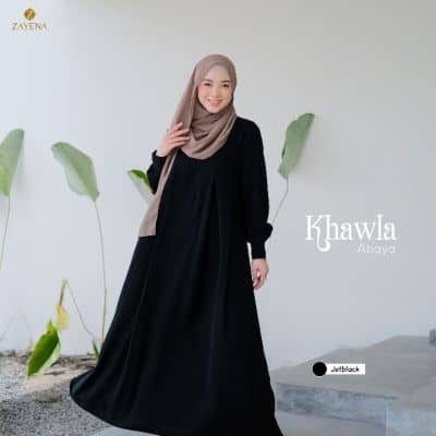 Model Baju Abaya Hitam Turki Modern - Zayena Khawla Abaya