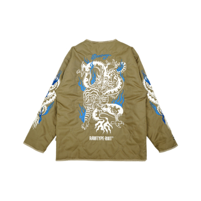 Jaket Sukajan Terbaik Rawtype Riot Olive Quilting Sukajan Jacket