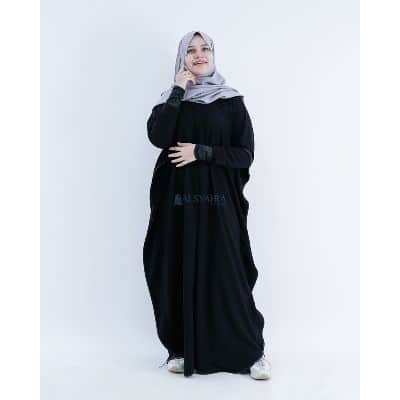 Model Baju Abaya Hitam Turki Modern - Alsyahra Abaya Syari Farasha