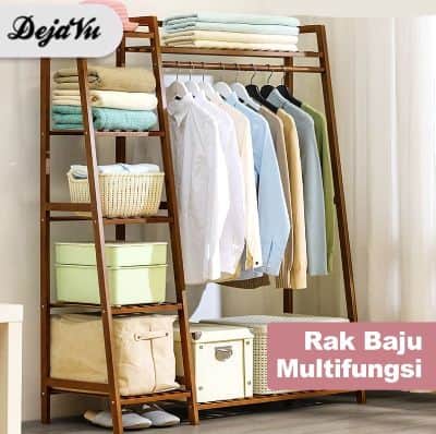 Standing Hanger Terbaik - Dejavu Rak Gantungan Baju Kayu Merk Standing Hanger - Dejavu Rak Gantungan Baju Kayu