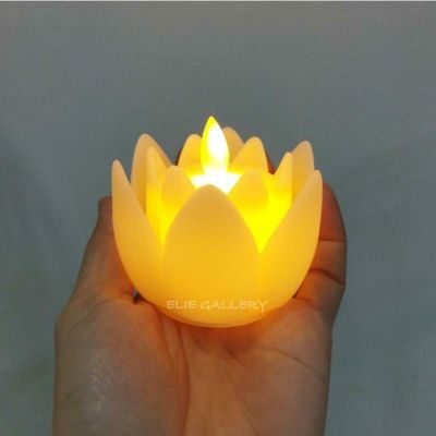 Lampu Lilin Elektrik Kecil untuk Souvenir - Elie Gallery Lilin Elektrik Bunga Teratai Lampu Lilin Elektrik Murah - Elie Gallery Lilin Elektrik Bunga Teratai