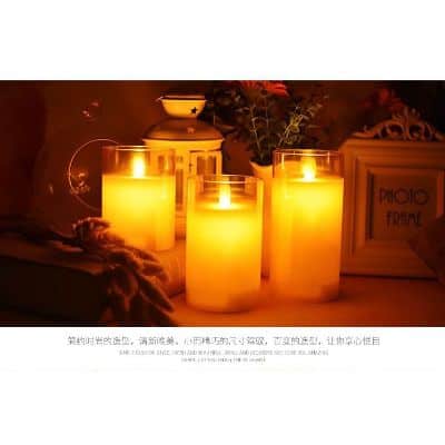 Lampu Lilin Elektrik Kecil untuk Souvenir - Bestprice Triple LED Candle + Remote Lampu Lilin Elektrik Murah - Bestprice Triple LED Candle + Remote