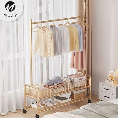 Standing Hanger Terbaik - Muzy Rak Gantungan Pakaian Stand Hanger Merk Standing Hanger - Muzy Rak Gantungan Pakaian Stand Hanger