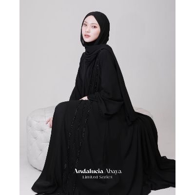 Model Baju Abaya Hitam Turki Modern - Kazami Andalucia Abaya