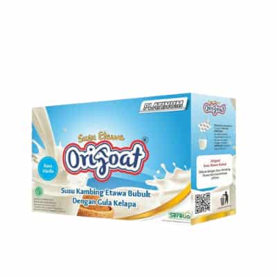 Susu Kambing Bubuk - Origoat Susu Etawa Platinum Susu Kambing Bubuk Terbaik & Harga Kemasan - Origoat Susu Etawa Platinum