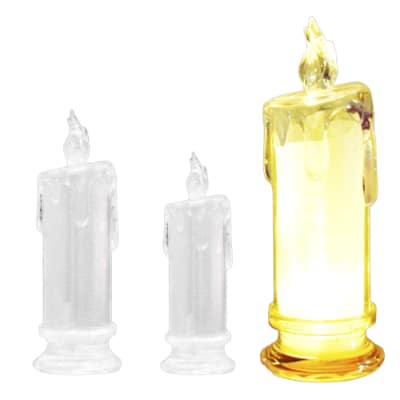 Lampu Lilin Elektrik Kecil untuk Souvenir - RKG Candle Bed Lamp Lampu Lilin Elektrik Murah - RKG Candle Bed Lamp