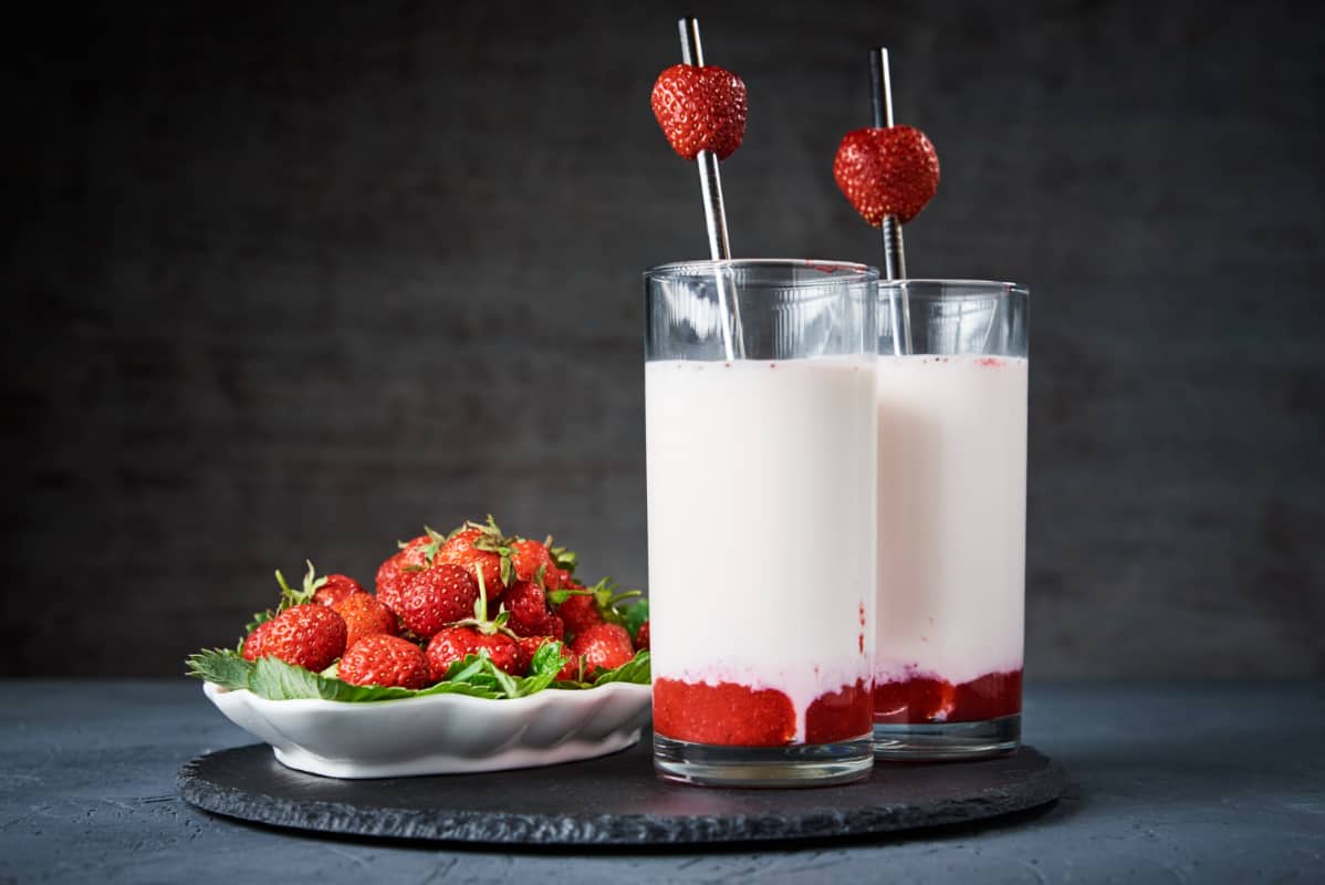 Susu Stroberi Susu Stroberi