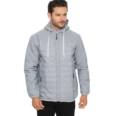 Bahan Jaket Tebal Pria yang Bagus - Coop Design Colden Jaket Parasut Pria Grey Coop Design Colden Jaket Parasut Pria Grey
