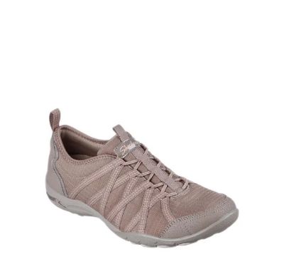 Sepatu Skechers Wanita Original & Harga Murah - Skechers Arch Fit Comfy Women's Sneakers - Taupe