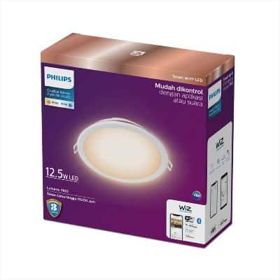 Lampu Downlight Terbaik Ukuran & Harga - Philips Smart Wifi LED Downlight 12.5W