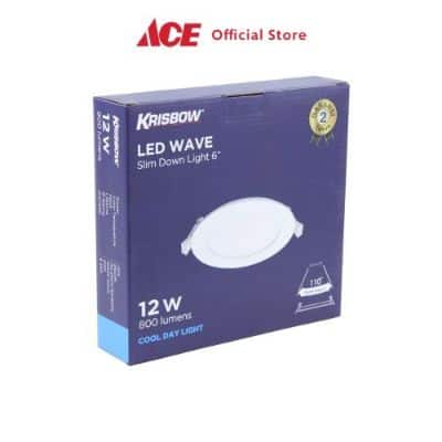 Lampu Downlight Terbaik Ukuran & Harga - Krisbow LED Wave Slim Downlight