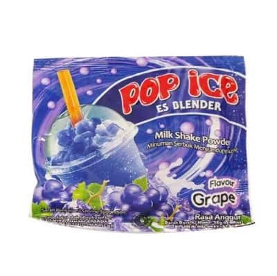 Rasa Pop Ice All Varian Lengkap & Terbaru - Pop Ice Es Blender Rasa Anggur