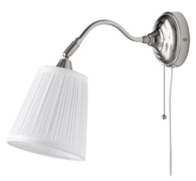 Model Lampu Hias Dinding untuk Kamar Tidur & Ruang Tamu - IKEA Lampu Hiasan Dinding Dilapisi Nikel