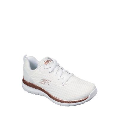 Sepatu Skechers Wanita Original & Harga Murah - Skechers Bountiful Women's Sneakers - White