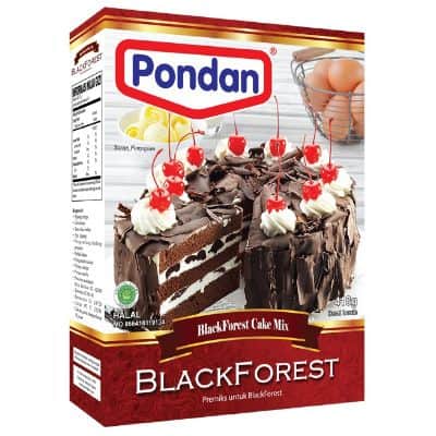 Macam-macam Varian Tepung Pondan Instan - Pondan Black Forest Panggang Macam-macam Tepung Pondan Instan - Pondan Black Forest Panggang