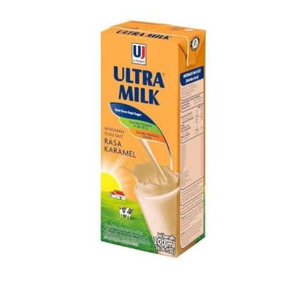 Varian Ultra Milk Susu UHT Rasa Karamel