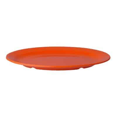 Merk Piring Melamin, 1 Lusin Polos & Motif Terbaik - Hoover Piring Melamine Oval Melamine 5306 Piring Melamin Putih & Hitam, 1 Lusin Polos & Motif - Hoover Piring Melamine Oval Melamine 5306