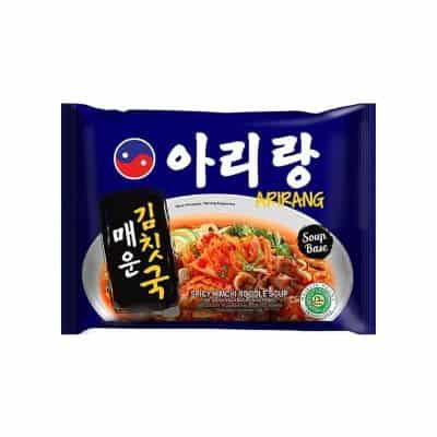 Mie Kuah Instan Rasa Pedas - ARIRANG Spicy Kimchi Noodle Soup Mie Instan Kuah Pedas yang Enak - ARIRANG Spicy Kimchi Noodle Soup