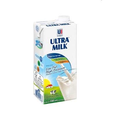 Varian ULTRA MILK Susu UHT Low Fat Plain