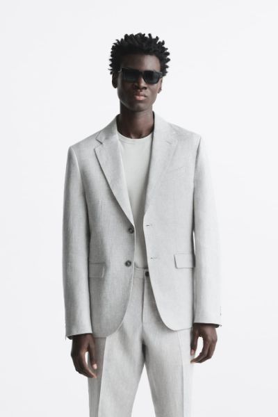 Model Linen Suit Model Jas Pria Santai & Modern - Model Linen Suit