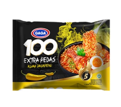 Mie Kuah Instan Rasa Pedas - Gaga 100 Mie Instan Extra Pedas Kuah Jalapeno Mie Instan Kuah Pedas yang Enak - Gaga 100 Mie Instan Extra Pedas Kuah Jalapeno