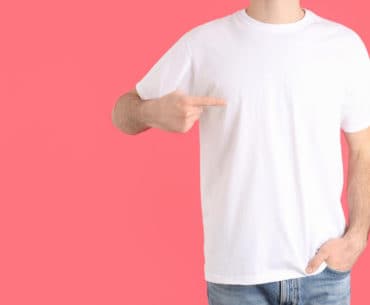 Kaos Polos Putih Pria