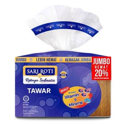 Varian Sari Roti Tawar & Rasa - SARI ROTI Roti Tawar Jumbo