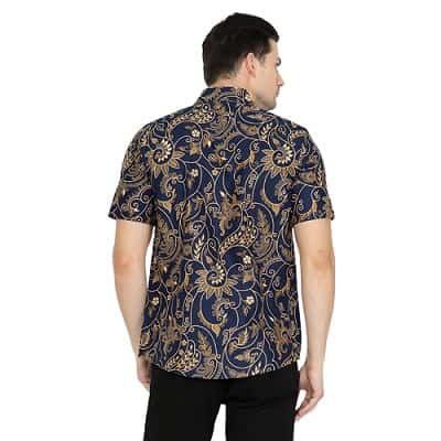Kemeja Batik Pria Lengan Pendek Ekslusif & Modern - Hadinata Batik Pria Kemeja Pendek Arion Vallery Model Kemeja Batik Lengan Pendek Mewah & Elegan - Hadinata Batik Pria Kemeja Pendek Arion Vallery
