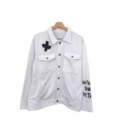 Jaket Wanita Korea Vallina Outsider Longsleeve Button Unisex Jaket Wanita Korea Vallina Outsider Longsleeve Button Unisex