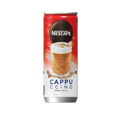 Minuman Kopi Kemasan Kaleng Enak & Harga - NESCAFE Kopi Kaleng Rasa Cappuccino Minuman Kopi Kaleng yang Enak - NESCAFE Kopi Kaleng Rasa Cappuccino