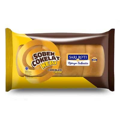 Varian Sari Roti Tawar & Rasa -SARI ROTI Roti Sobek Cokelat Keju