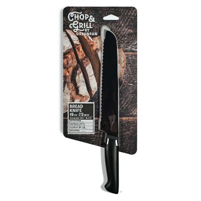 Pisau Roti Panjang - Greenpan Bread Knife Chop and Grill 19 cm
