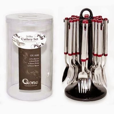 Merk Oxone OX9100R Sendok Garpu Set Merk Oxone OX9100R Sendok Garpu Set