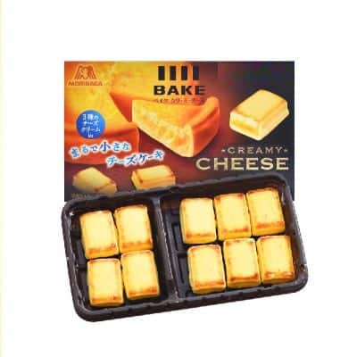 Snack Jepang yang dijual di Indonesia - Morinaga Bake Creamy Cheese Snack Jepang di Indonesia Online - Morinaga Bake Creamy Cheese