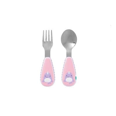 Merk Skip Hop Kids Zoo Utensil Narwhal Merk Skip Hop Kids Zoo Utensil Narwhal