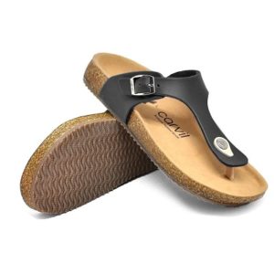 Sandal Jepit Wanita Trend Korea - Carvil Sandal Wanita Mikha-01 L Black