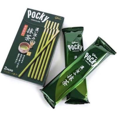 Snack Jepang yang dijual di Indonesia - Glico Pocky Deep Matcha Snack Jepang di Indonesia Online - Glico Pocky Deep Matcha