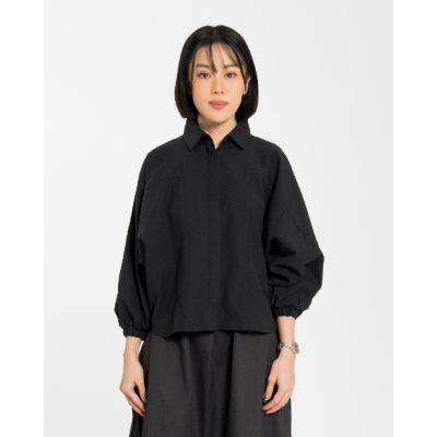 Merk Kemeja Hitam Polos Wanita Lengan Panjang Malova Adelin Kemeja Wanita Kemeja Hitam Polos Wanita Lengan Panjang Terbaik Malova Adelin Kemeja Wanita
