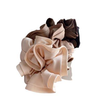 Ikat Rambut Scrunchie Korea & Hijab - Town Shell LEORA Korean Scrunchy