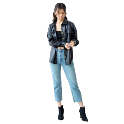 Merk Jaket Kulit Wanita Hitam Terbaik Jaket Kulit Wanita Muku Vegan Leather Jaket Kulit Wanita Hitam Terbaik Jaket Kulit Wanita Muku Vegan Leather