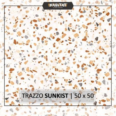 Warna Keramik untuk Lantai Dapur Minimalis - Putih Motif Teraso Warna Keramik Lantai Dapur yang Cocok - Putih Motif Teraso