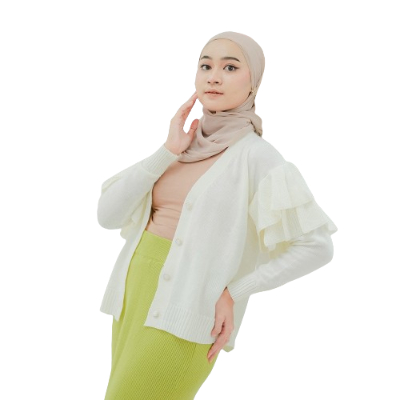 Merk Cardigan Rajut Panjang Wanita Thesteddy Cardigan Rajut Leia Ruffle Cardigan Rajut Panjang Wanita Terbaik Thesteddy Cardigan Rajut Leia Ruffle