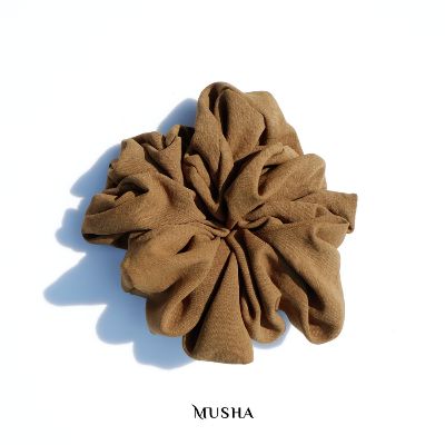 Ikat Rambut Scrunchie Korea & Hijab - Musha Premium Crinkle Scrunchie