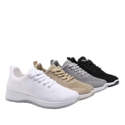 Merk Sepatu Senam Aerobik & Harga Murah - JOANNE Casual Flyknit JN452 Sepatu Senam Aerobik Wanita Original - JOANNE Casual Flyknit JN452