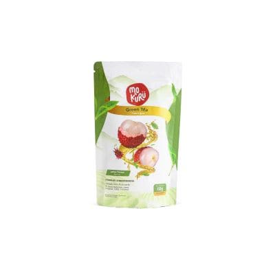 Teh Pelangsing Perut & Badan MOKURU Green Tea rasa Lychee Teh Pelangsing Aman & Ampuh - MOKURU Green Tea rasa Lychee