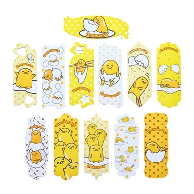 Pinkabulous Gudetama Paper Bookmark Set Pembatas Buku Lucu, Aesthetic & Unik - Pinkabulous Gudetama Paper Bookmark Set