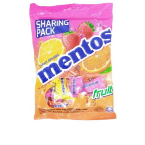 1012 Mentos Candy Chewy Dragees Buah 121 5g