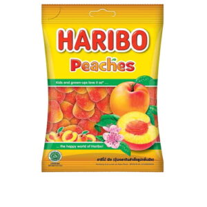 1086 Haribo Candy Gummy Peaches 80g